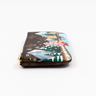 Key Pouch Monogram Christmas 2023