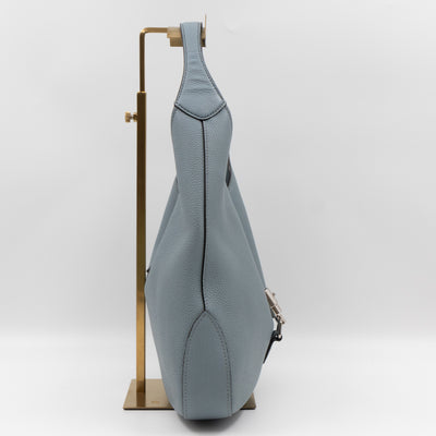 Jackie Hobo Bag Smoke Grey Leather