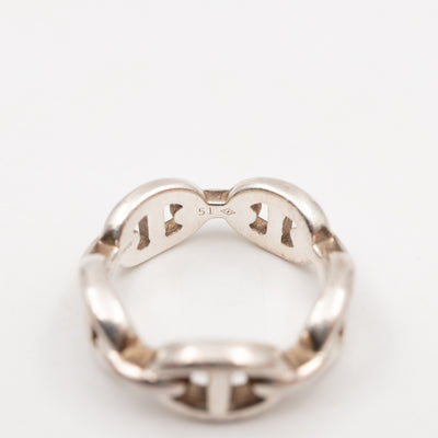 Chaîne d'Ancre Enchaînée Ring 925 Silver