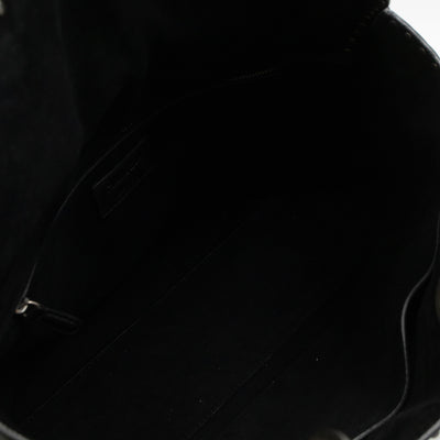 Lady Dior Large Supple Studded Black Calfskin Leather