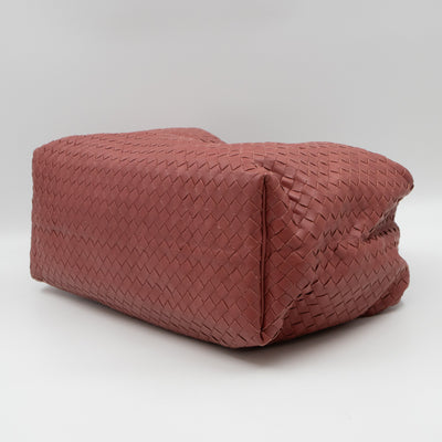 Sloane Hobo Bag Intrecciato Mauve Leather