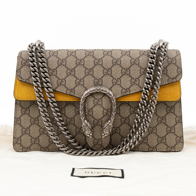 Dionysus Small GG Supreme Yellow