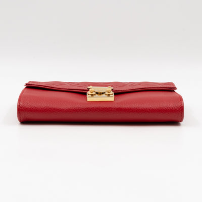 Saint Germain Pochette with chain Red Monogram Empreinte