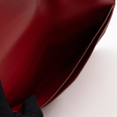Dogon Long Wallet Red Leather