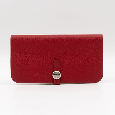 Dogon Long Wallet Red Leather
