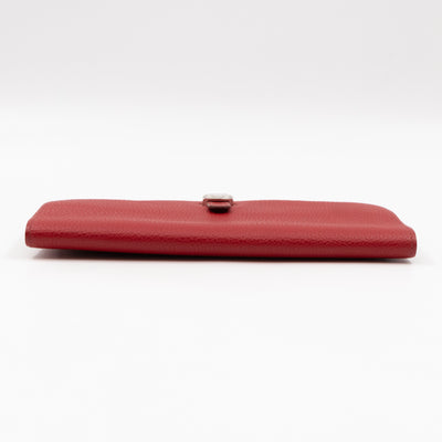 Dogon Long Wallet Red Leather