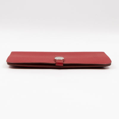 Dogon Long Wallet Red Leather