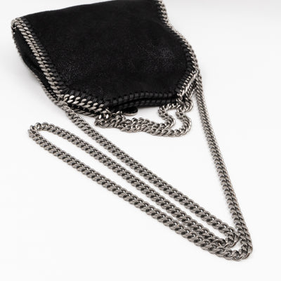 Falabella Fold Over Tote Tiny Black