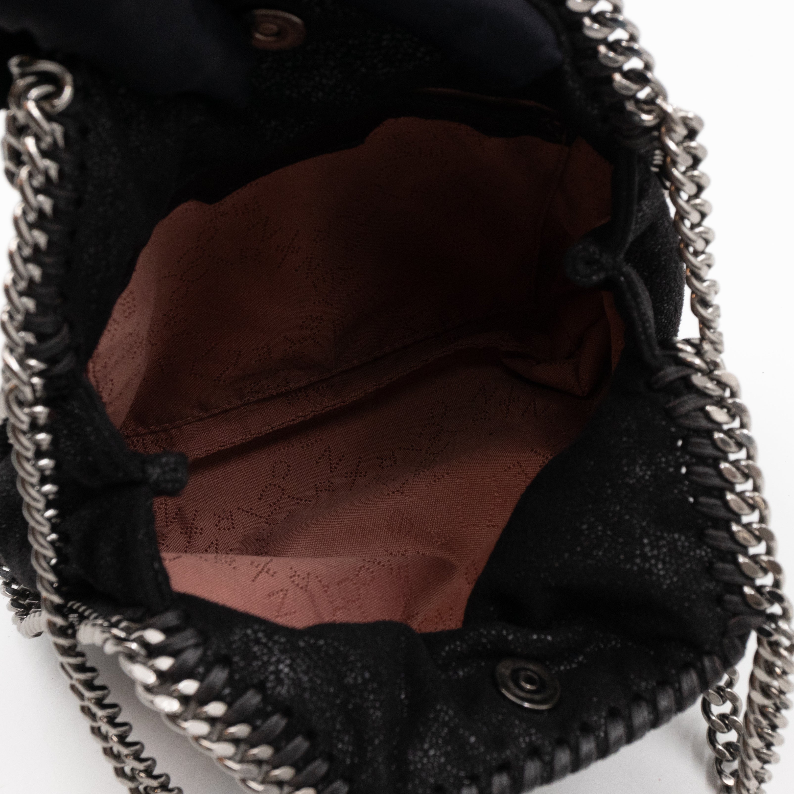 Falabella Fold Over Tote Tiny Black