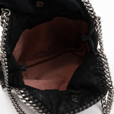 Falabella Fold Over Tote Tiny Black