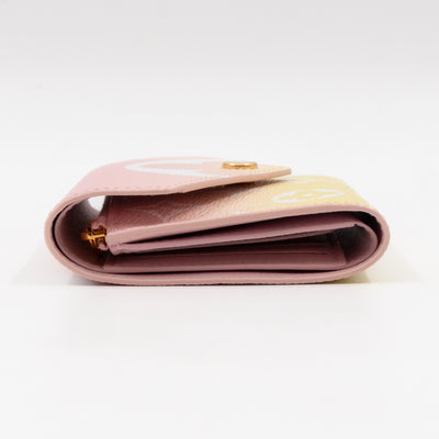 Victorine By The Pool Monogram Giant Pink Yellow