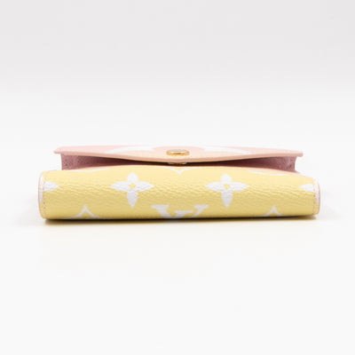 Victorine By The Pool Monogram Giant Pink Yellow