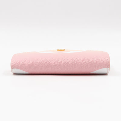 Victorine By The Pool Monogram Giant Pink Yellow