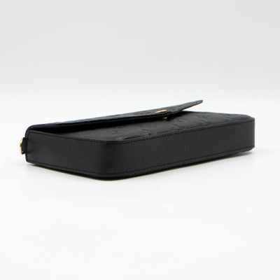 Pochette Felicie Monogram Empreinte Black