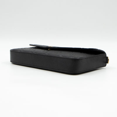 Pochette Felicie Monogram Empreinte Black