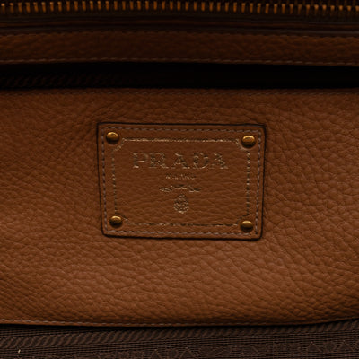 Shoulder Tote Bag Sughero Vitello Daino Leather