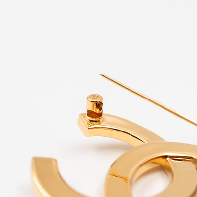 CC Brooch Letters Gold