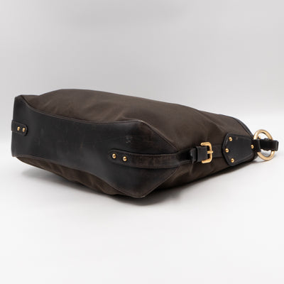 Canapa Hobo Brown Canvas