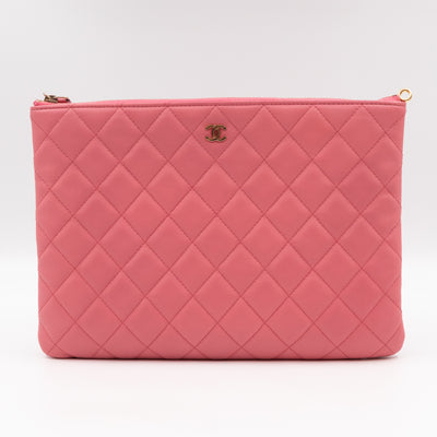 Casino Medium O Case Pink Leather with Charms