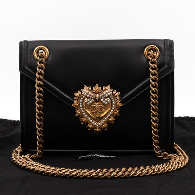 Devotion Black Calfskin Leather