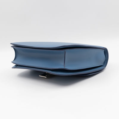 Classic Box Medium Blue Leather