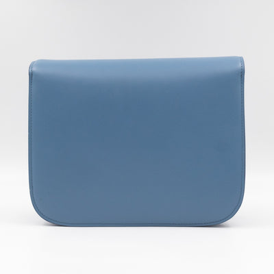 Classic Box Medium Blue Leather