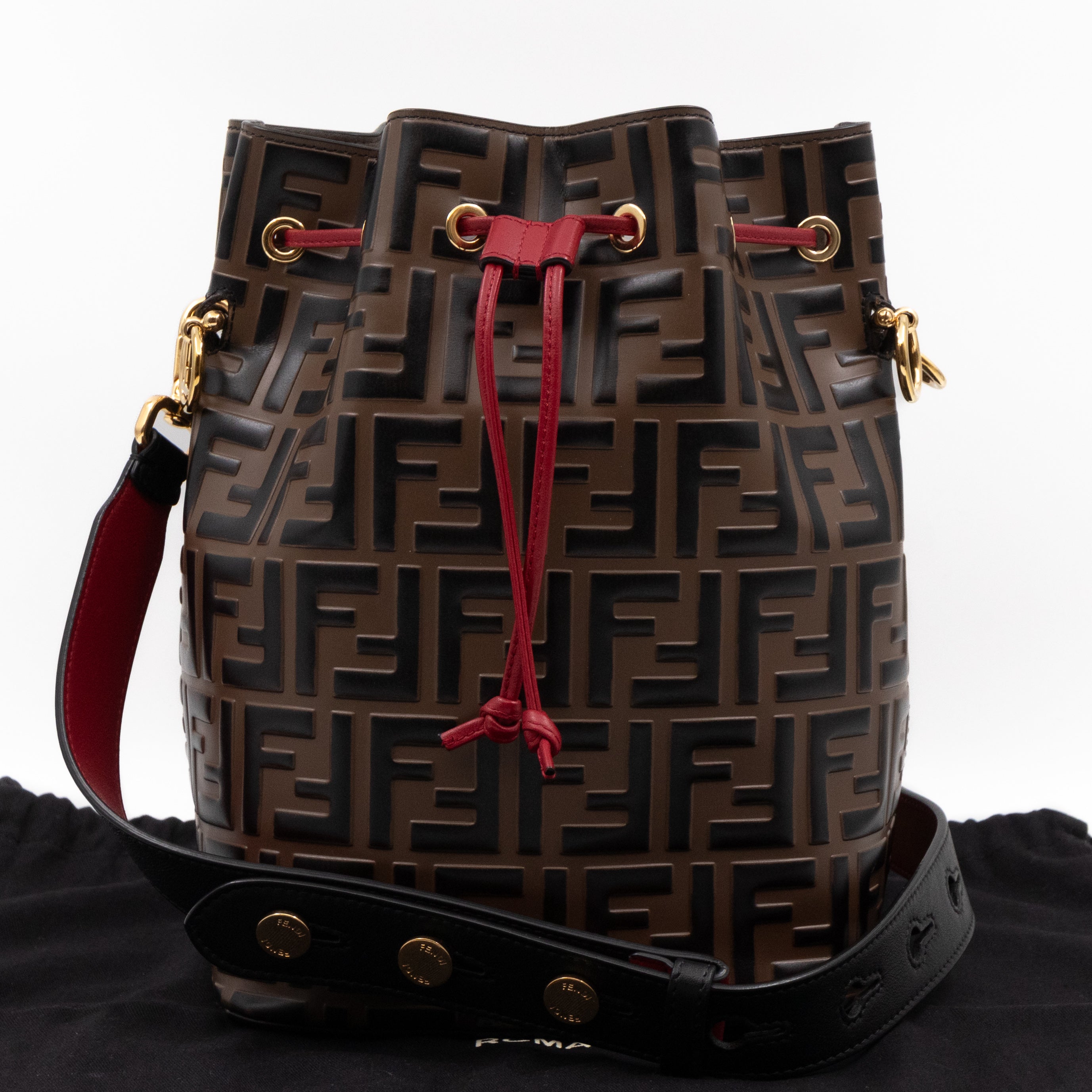 Mon Tresor Large FF Leather