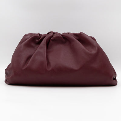 The Pouch Clutch Leather Burgundy