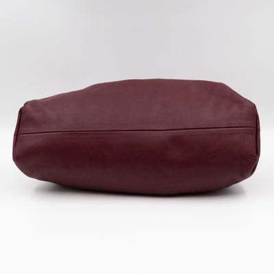 The Pouch Clutch Leather Burgundy