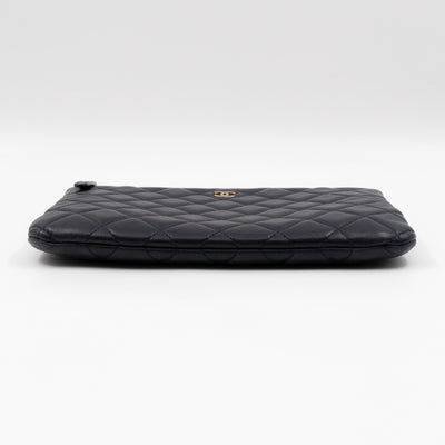 Classic Medium O Case Navy Leather