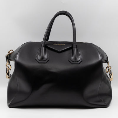 Antigona Large Black Leather