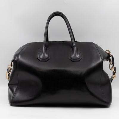 Antigona Large Black Leather