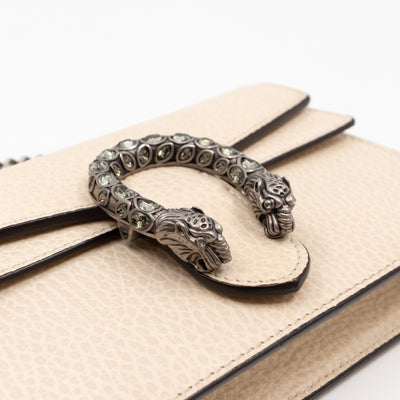 Dionysus Super Mini White Leather