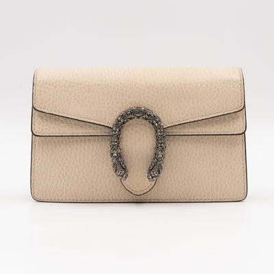 Dionysus Super Mini White Leather