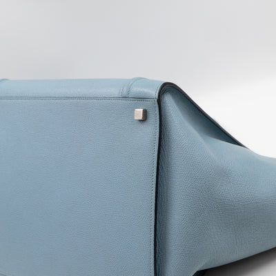 Phantom Medium Luggage Slate Blue Leather