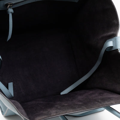 Phantom Medium Luggage Slate Blue Leather