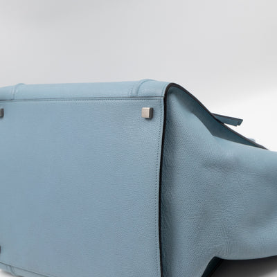 Phantom Medium Luggage Slate Blue Leather