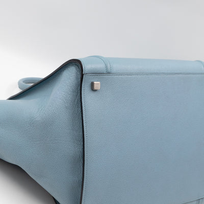Phantom Medium Luggage Slate Blue Leather