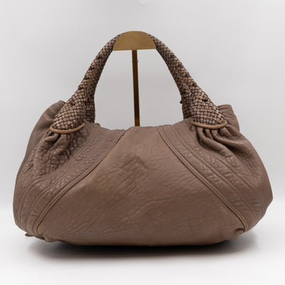 Spy Nappa Wisteria Taupe Leather
