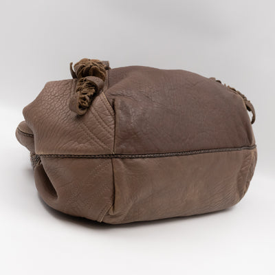 Spy Nappa Wisteria Taupe Leather