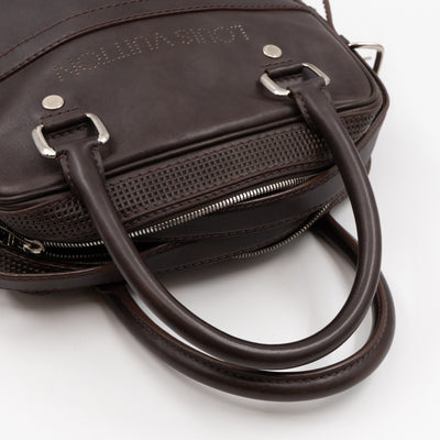 Bequia Porte Document Vertical Brown Leather