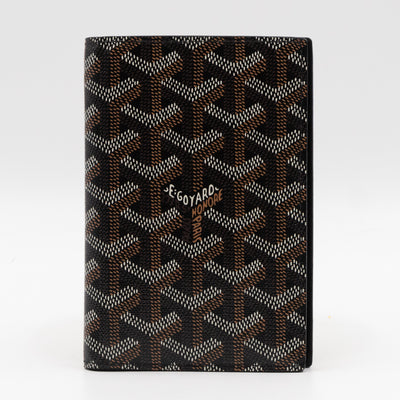 Grenelle Passport Cover Goyardine Black