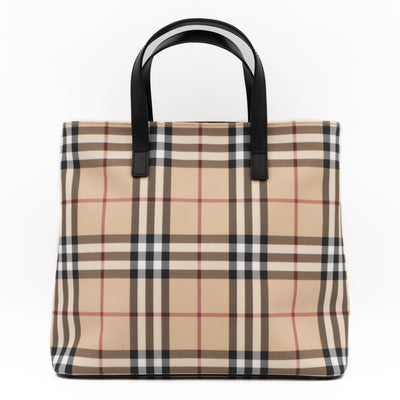 Tote Bag House Nova Check Coated Canvas