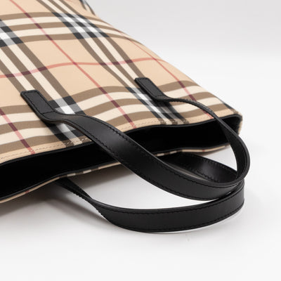 Tote Bag House Nova Check Coated Canvas