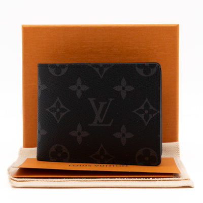 Slender Wallet Monogram Eclipse