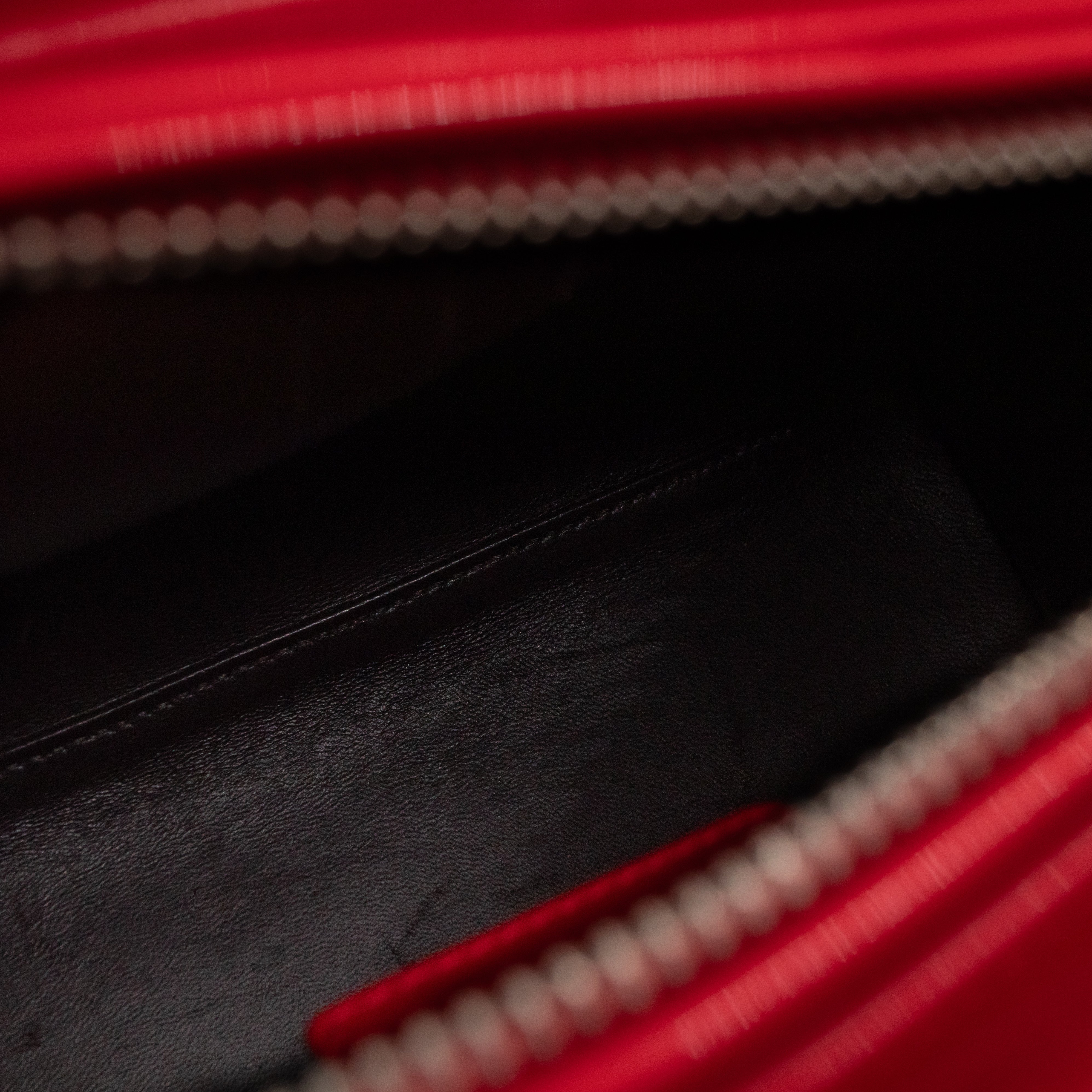 Lady Dior Medium Red Smooth Patent Leather