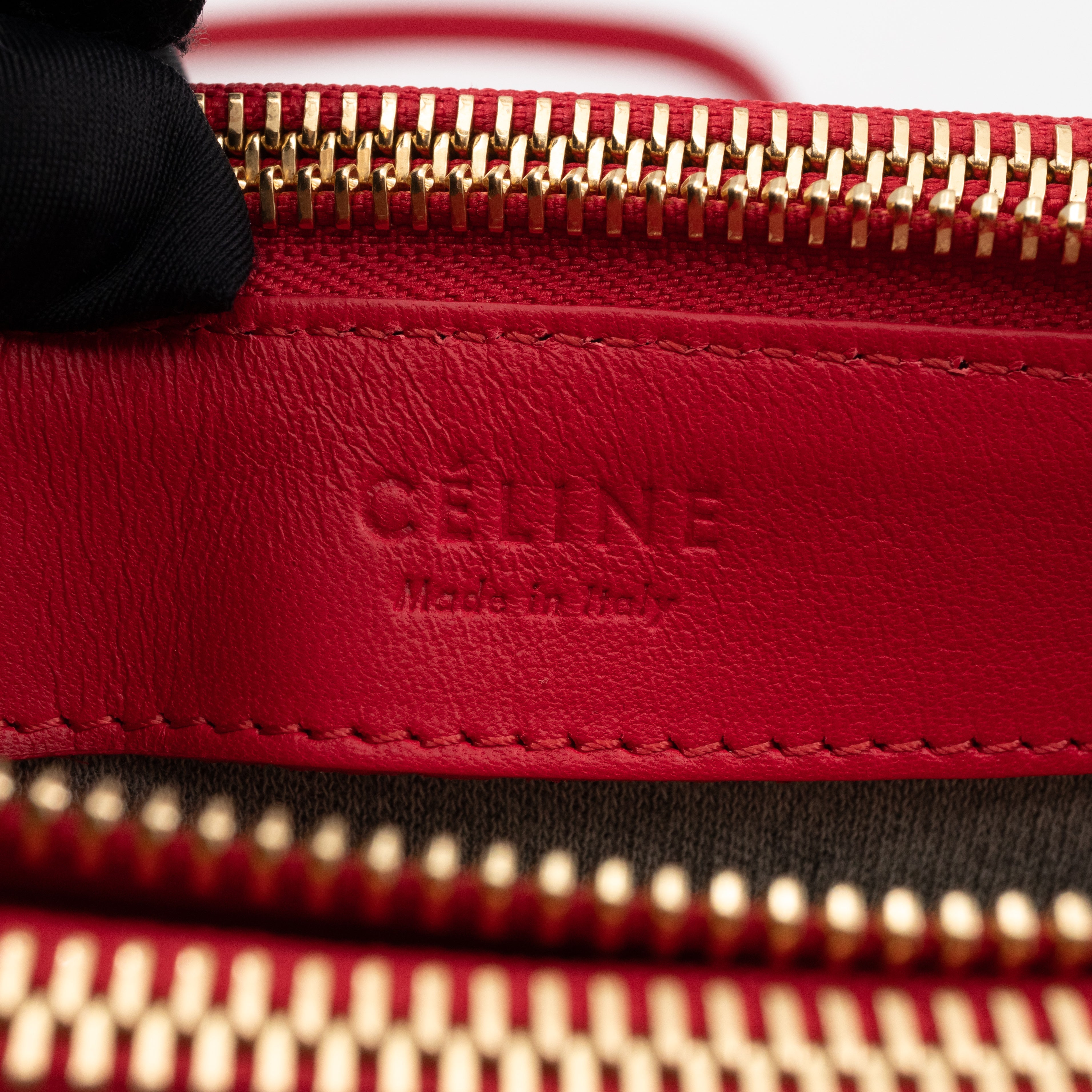 Large Trio Bag Red Leather