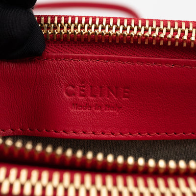 Large Trio Bag Red Leather