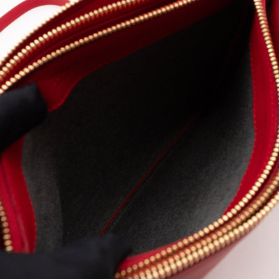 Large Trio Bag Red Leather