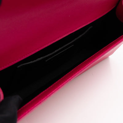 Kate Medium Clutch Pink Leather